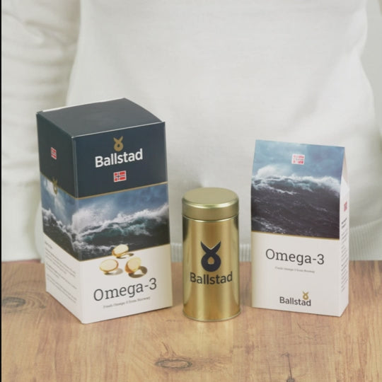 how to put Ballstad omega-3 soft gels to the container