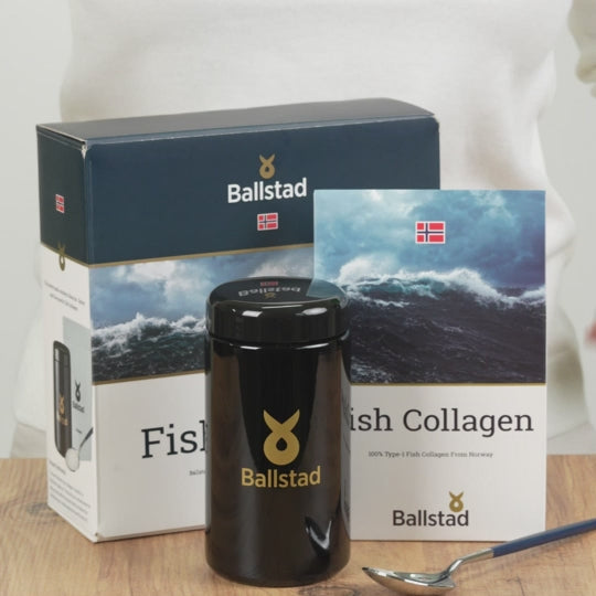 how to put Ballstad collagen into the container