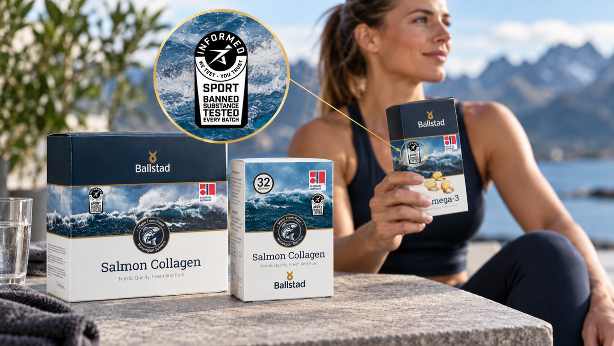 Informed Sport Certified: A New Milestone for Ballstad Omega-3 & Salmon Collagen