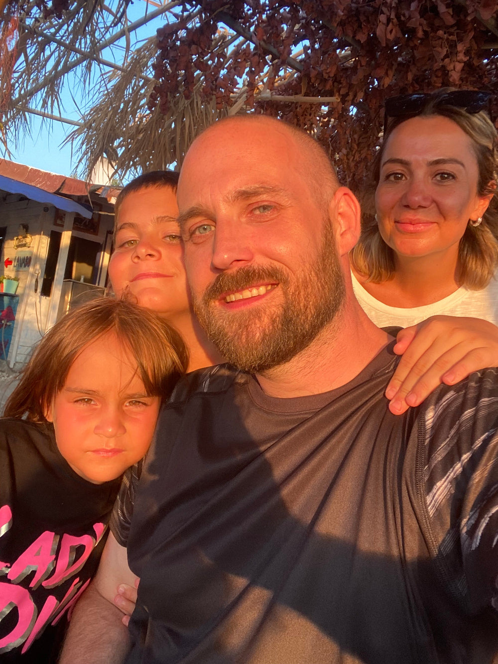 Olsen family having a holiday in Didim 